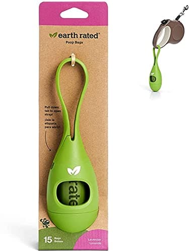 Earth Rated Poop Bags Dispenser — 15 Lavender-Scented Bags