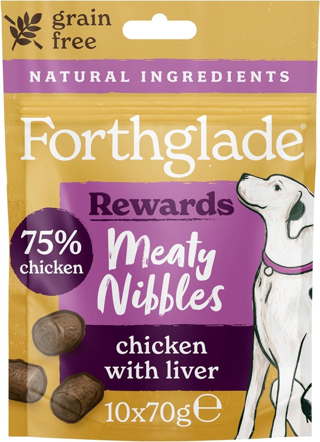 Forthglade Forthglade Chicken with Liver Meaty Nibbles